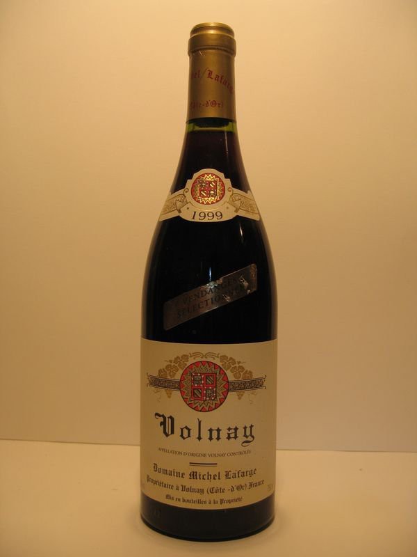 Volnay 1999 vendanges sélectionnée