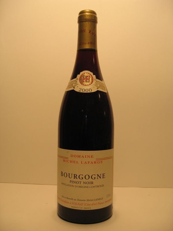 Bourgogne pinot noir 2000