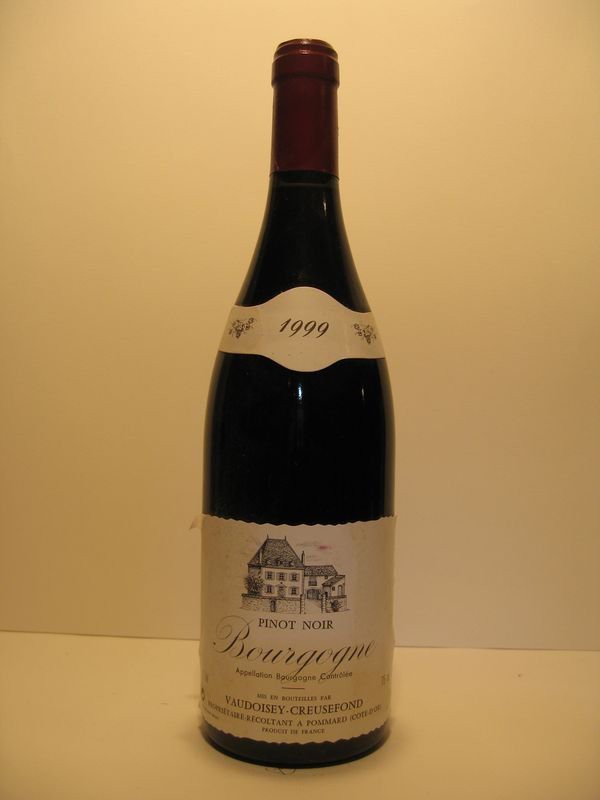 Bourgogne pinot noir 1999