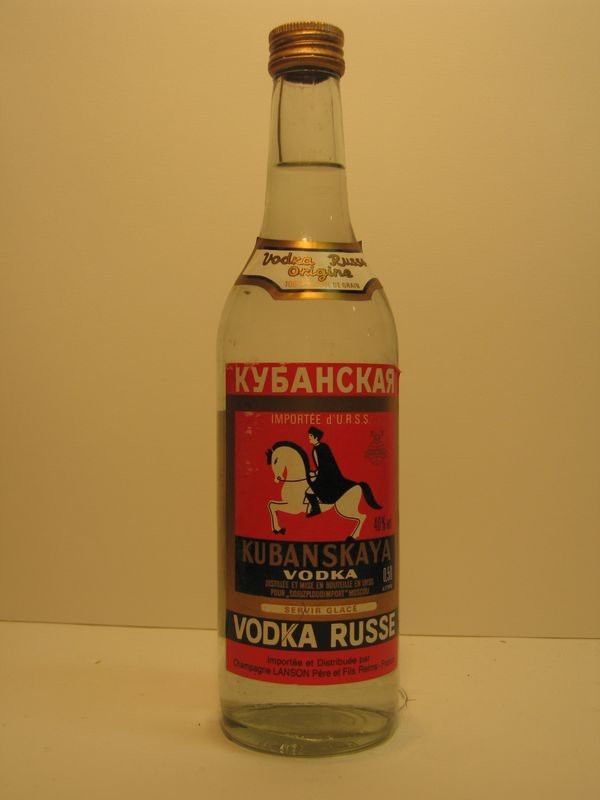 Vodka d'origine russe - 1/2 bouteille